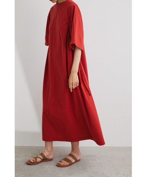 STYLEMIXER（スタイルミキサー）の「アームギャザーワンピース（ワンピース・レディース・ブラック/ベージュ/レッド・SMALL/MEDIUM）」の19枚目の写真