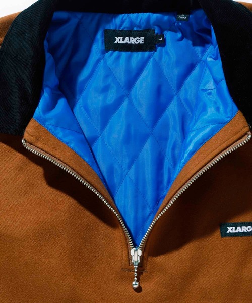 XLARGE(エクストララージ)の「QUILTED HALF-ZIP SHIRT(シャツ/ブラウス・メンズ・グリーン/ブラウン/ネイビー・S/M/L/XL)」の9枚目の写真
