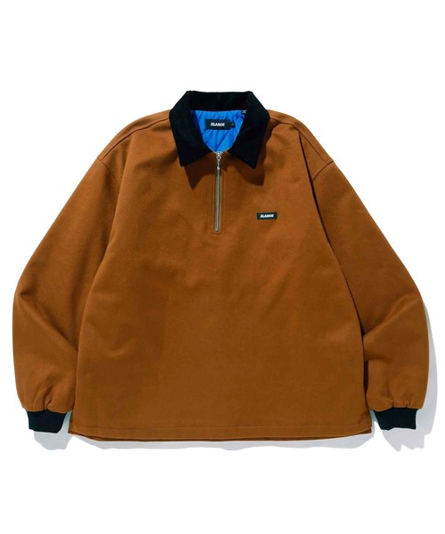 XLARGE(エクストララージ)の「QUILTED HALF-ZIP SHIRT(シャツ/ブラウス・メンズ・グリーン/ブラウン/ネイビー・S/M/L/XL)」の10枚目の写真