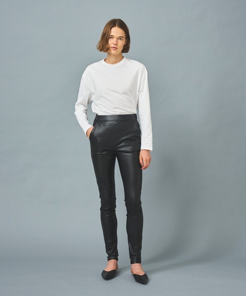 N.O.R.C（ノーク）の「フェイクレザー4WAYストレッチパンツ