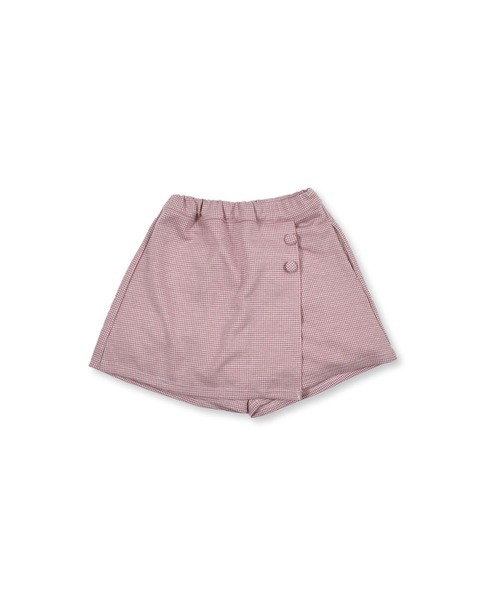 SLAP SLIP（スラップスリップ）の「SLAPSLIP/ニットジャガードスカパン(80~130cm)（その他パンツ・キッズ・ピンク/グレー・100/130/110/80/90/120）」の2枚目の写真