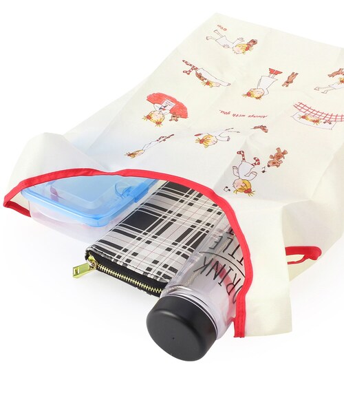 one'sterrace（ワンズテラス）の「◆COCOちゃん コンパクトエコバッグ ココ（その他雑貨・レディース・ホワイト系・99）」の6枚目の写真