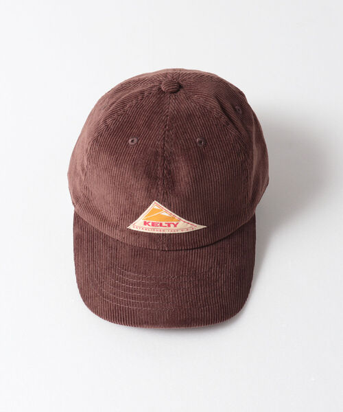 KELTY(ケルティ)の「【KELTY/ケルティ】CORDUROY LOGO CAP コーデュロイロゴキャップ(キャップ・メンズ・ブラック/ブラウン/ピンク/グリーン/ボルドー・FREE)」の3枚目の写真