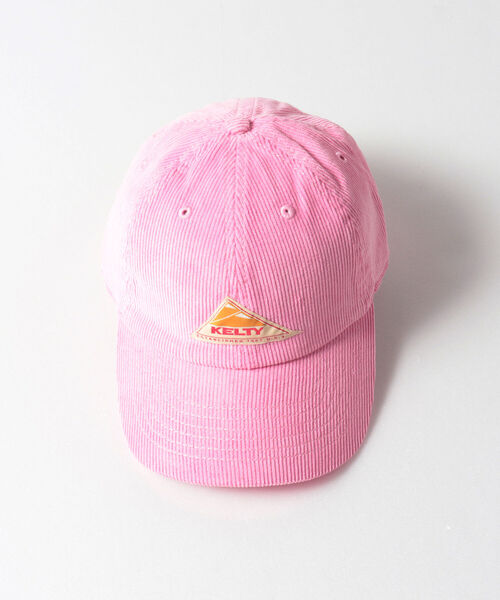 KELTY(ケルティ)の「【KELTY/ケルティ】CORDUROY LOGO CAP コーデュロイロゴキャップ(キャップ・メンズ・ブラック/ブラウン/ピンク/グリーン/ボルドー・FREE)」の1枚目の写真