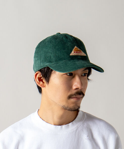 KELTY(ケルティ)の「【KELTY/ケルティ】CORDUROY LOGO CAP コーデュロイロゴキャップ(キャップ・メンズ・ブラック/ブラウン/ピンク/グリーン/ボルドー・FREE)」の6枚目の写真