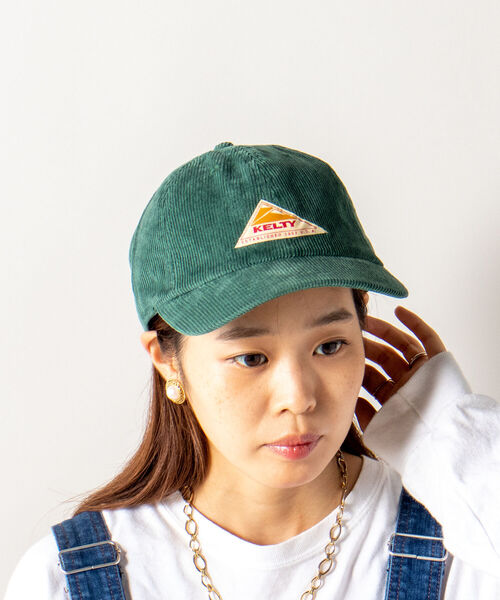 KELTY(ケルティ)の「【KELTY/ケルティ】CORDUROY LOGO CAP コーデュロイロゴキャップ(キャップ・メンズ・ブラック/ブラウン/ピンク/グリーン/ボルドー・FREE)」の16枚目の写真