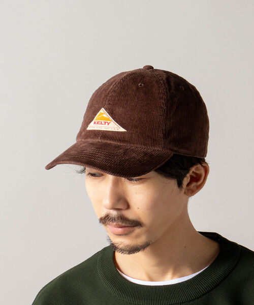KELTY(ケルティ)の「【KELTY/ケルティ】CORDUROY LOGO CAP コーデュロイロゴキャップ(キャップ・メンズ・ブラック/ブラウン/ピンク/グリーン/ボルドー・FREE)」の13枚目の写真