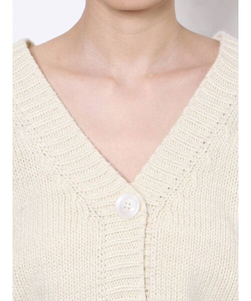 EMODA（エモダ）の「スイッチングチャンキーカーディガン（カーディガン/ボレロ・レディース・ブラック/グリーン/アイボリー・FREE）」の16枚目の写真