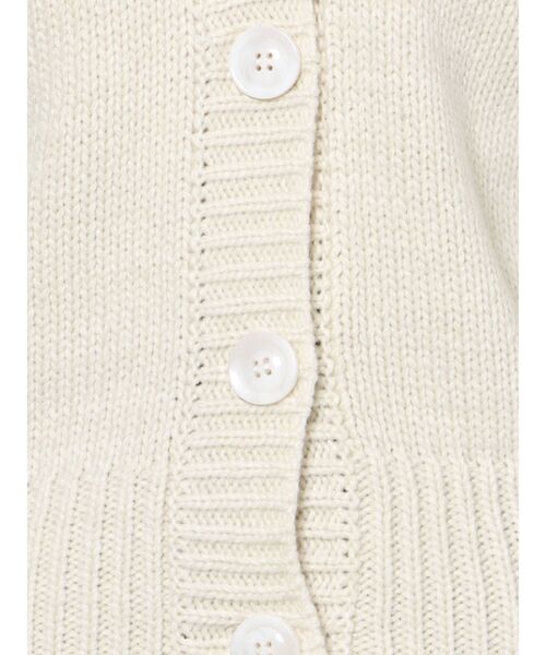 EMODA（エモダ）の「スイッチングチャンキーカーディガン（カーディガン/ボレロ・レディース・ブラック/グリーン/アイボリー・FREE）」の6枚目の写真