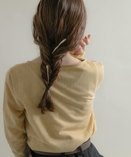 SMELLY（スメリー）の「ユガミメタルセットピン（ヘアピン・レディース・ゴールド・-）」の5枚目の写真