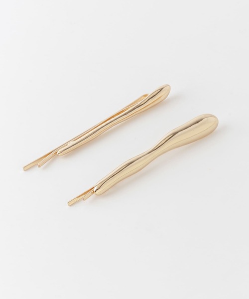 SMELLY（スメリー）の「ユガミメタルセットピン（ヘアピン・レディース・ゴールド・-）」の10枚目の写真