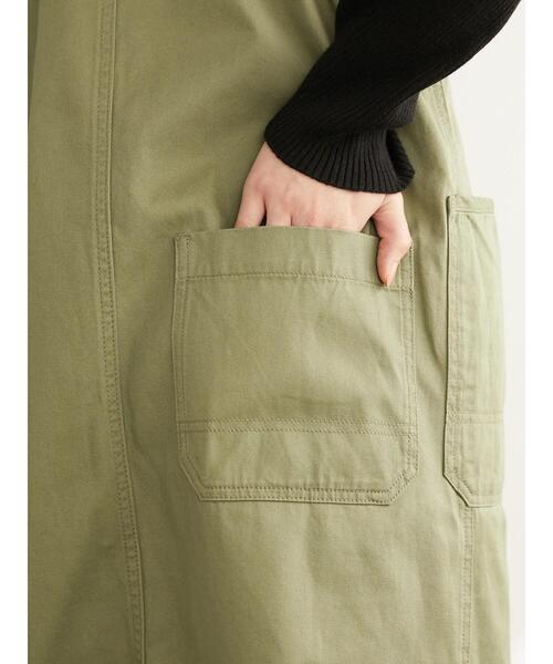 Dickies（ディッキーズ）の「【WEB限定】Dickies 　ツイルジャンパースカート＊（ジャンパースカート・レディース・ライトグレー系1/カーキ/ベージュ/ブラック・M）」の18枚目の写真