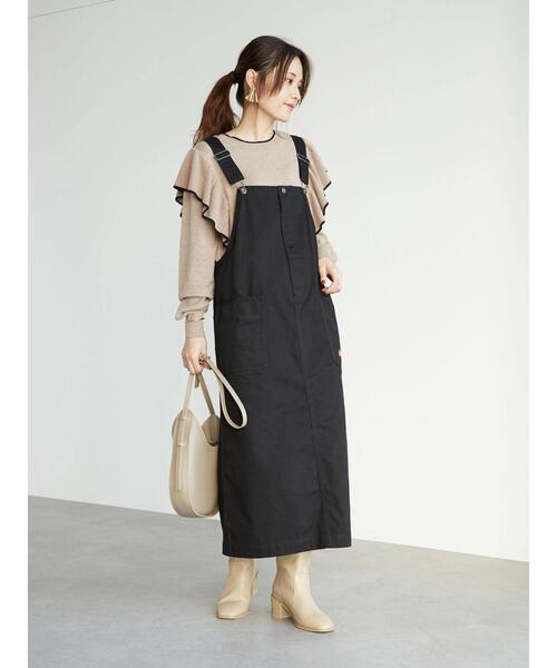 Dickies（ディッキーズ）の「【WEB限定】Dickies 　ツイルジャンパースカート＊（ジャンパースカート・レディース・ライトグレー系1/カーキ/ベージュ/ブラック・M）」の22枚目の写真