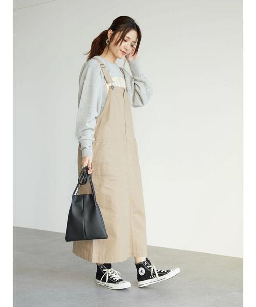 セール】【WEB限定】Dickies ツイルジャンパースカート