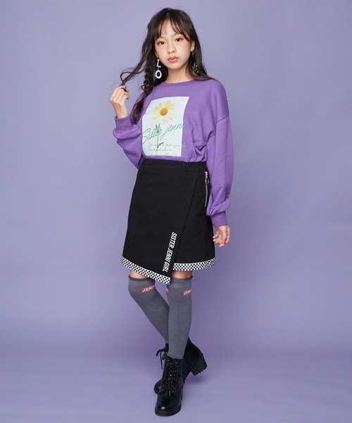 一度着用 JENNE 長袖トレーナー ブラック L 01タートルネック