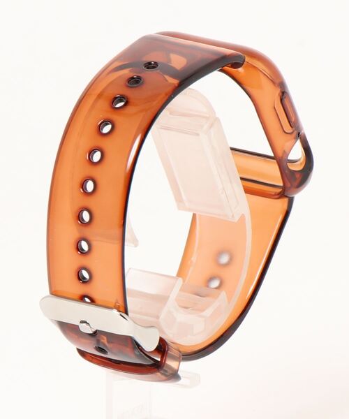 Me%（ミィパーセント）の「AppleWatchクリアカラーバンド【全サイズ対応】【UNISEX】（デジタル腕時計・レディース・ブラック/ブラウン/その他/ブラウン系その他・MEDIUM/LARGE）」の5枚目の写真