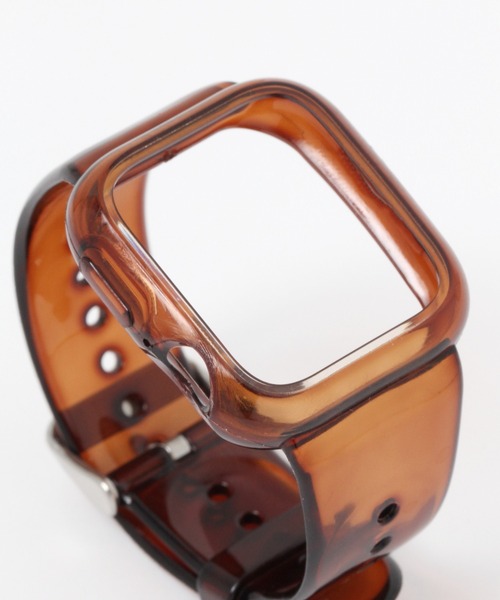 Me%（ミィパーセント）の「AppleWatchクリアカラーバンド【全サイズ対応】【UNISEX】（デジタル腕時計・レディース・ブラック/ブラウン/その他/ブラウン系その他・MEDIUM/LARGE）」の14枚目の写真