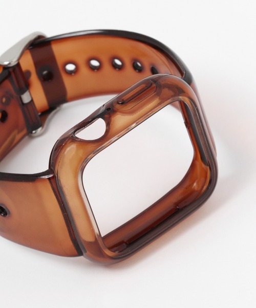 Me%（ミィパーセント）の「AppleWatchクリアカラーバンド【全サイズ対応】【UNISEX】（デジタル腕時計・レディース・ブラック/ブラウン/その他/ブラウン系その他・MEDIUM/LARGE）」の15枚目の写真