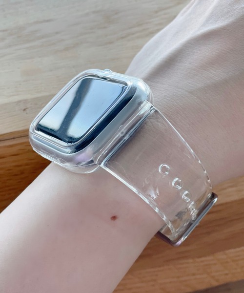 Me%（ミィパーセント）の「AppleWatchクリアカラーバンド【全サイズ対応】【UNISEX】（デジタル腕時計・レディース・ブラック/ブラウン/その他/ブラウン系その他・MEDIUM/LARGE）」の20枚目の写真