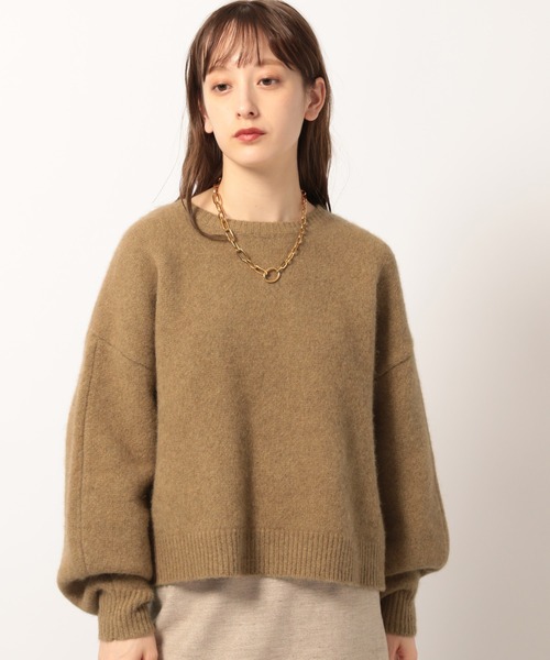 BABYLONE（バビロン）の「BABYLONE / ホワイトヤククルーネックニット