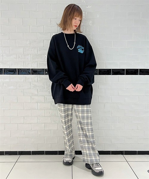 Candy Stripper（キャンディストリッパー）の「YOUTHFUL PLAID パンツ（その他パンツ・レディース・オフホワイト/グレー/グリーン・2）」の3枚目の写真