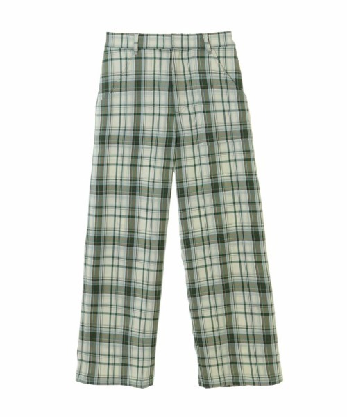 Candy Stripper（キャンディストリッパー）の「YOUTHFUL PLAID パンツ（その他パンツ・レディース・オフホワイト/グレー/グリーン・2）」の8枚目の写真