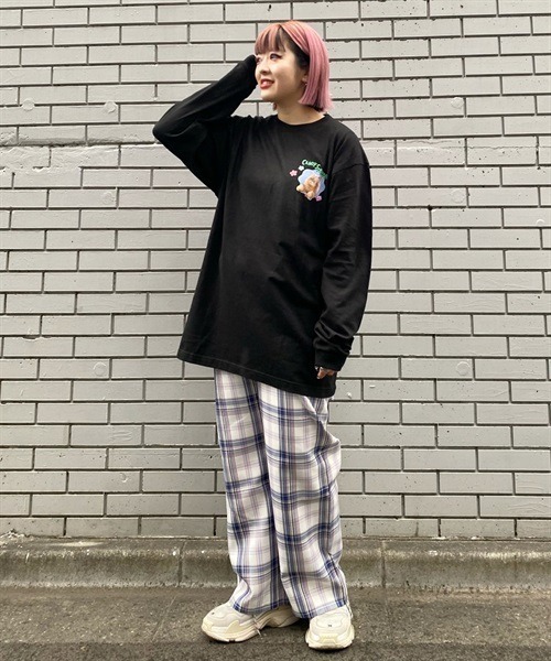 Candy Stripper（キャンディストリッパー）の「YOUTHFUL PLAID パンツ（その他パンツ・レディース・オフホワイト/グレー/グリーン・2）」の19枚目の写真