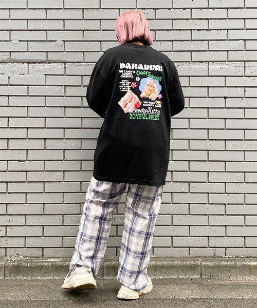 Candy Stripper（キャンディストリッパー）の「YOUTHFUL PLAID パンツ（その他パンツ・レディース・オフホワイト/グレー/グリーン・2）」の20枚目の写真