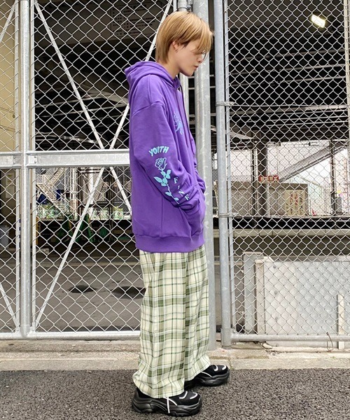 Candy Stripper（キャンディストリッパー）の「YOUTHFUL PLAID パンツ（その他パンツ・レディース・オフホワイト/グレー/グリーン・2）」の21枚目の写真