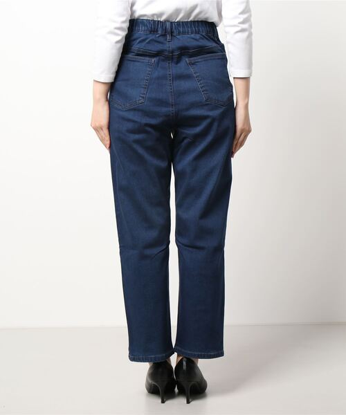 Samansa Mos2 blue（サマンサモスモスブルー）の「ストレッチデニムパンツ（デニムパンツ・レディース・ブラック/ネイビー/キナリ・ﾌﾘ-）」の5枚目の写真