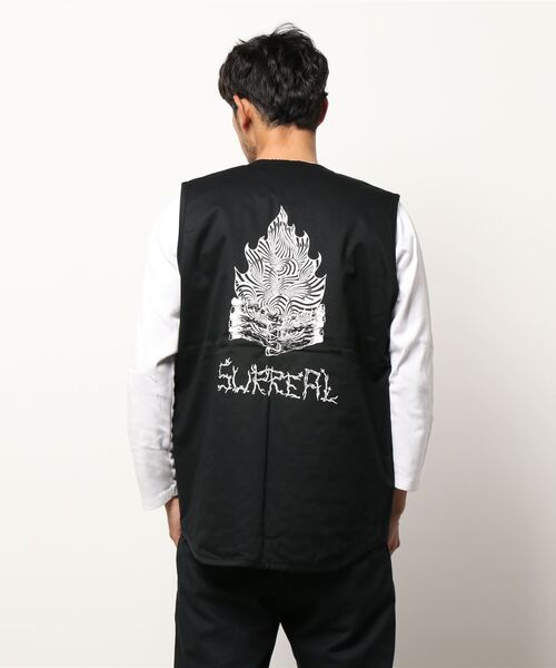 SURREAL（シュルリアル）の「【SURREAL/シュルリアル】Coaly_Ventile Work Vest（ベスト・メンズ・その他/ブラック・MEDIUM）」の6枚目の写真