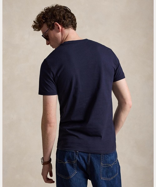 POLO RALPH LAUREN(ポロ ラルフ ローレン)の「カスタム スリム クルーネック T シャツ(Tシャツ/カットソー・メンズ・ネイビー系1・XL/S/XS/XXL/M/L)」の6枚目の写真