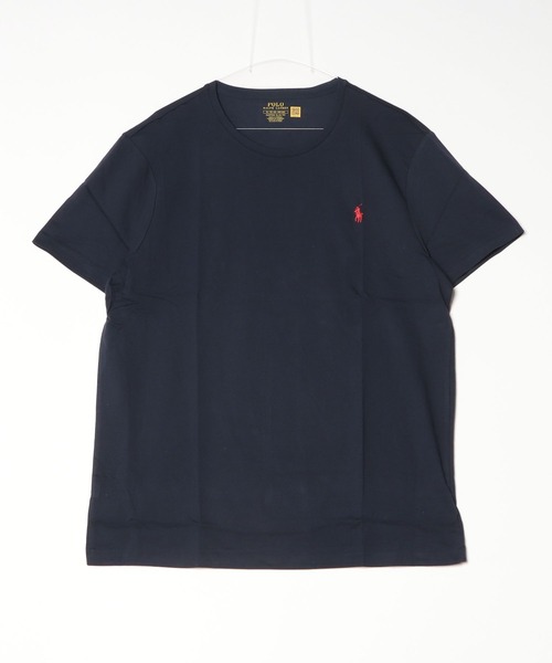 POLO RALPH LAUREN(ポロ ラルフ ローレン)の「カスタム スリム クルーネック T シャツ(Tシャツ/カットソー・メンズ・ネイビー系1・XL/S/XS/XXL/M/L)」の4枚目の写真
