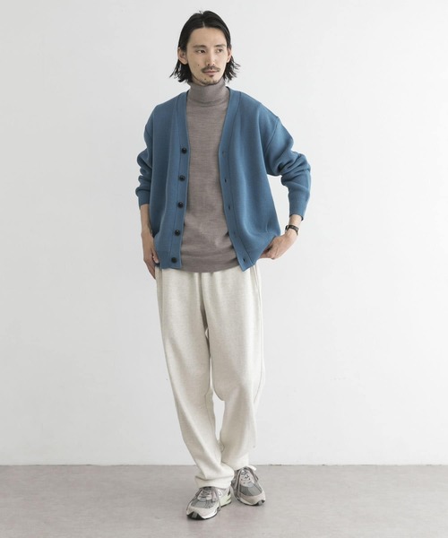 URBAN RESEARCH（アーバンリサーチ）の「ミラノリブカーディガン（カーディガン/ボレロ・メンズ・ブラック/ブルー/ダークブラウン/グレー/グリーン・MEDIUM/LARGE）」の9枚目の写真