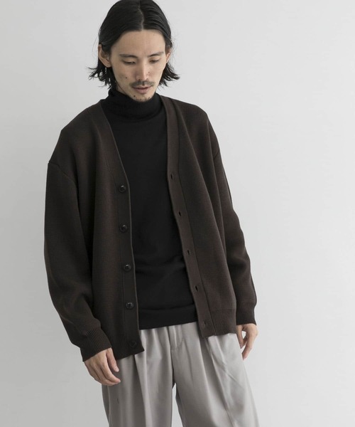URBAN RESEARCH（アーバンリサーチ）の「ミラノリブカーディガン（カーディガン/ボレロ・メンズ・ブラック/ブルー/ダークブラウン/グレー/グリーン・MEDIUM/LARGE）」の12枚目の写真