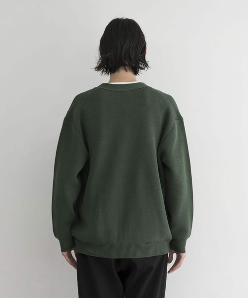 URBAN RESEARCH（アーバンリサーチ）の「ミラノリブカーディガン（カーディガン/ボレロ・メンズ・ブラック/ブルー/ダークブラウン/グレー/グリーン・MEDIUM/LARGE）」の20枚目の写真