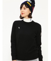 PEARLY GATES（パーリーゲイツ）の「【PEARLY GATES】カシミヤ×DIAPLEX クルーネックニットプルオーバー（ニット/セーター）」