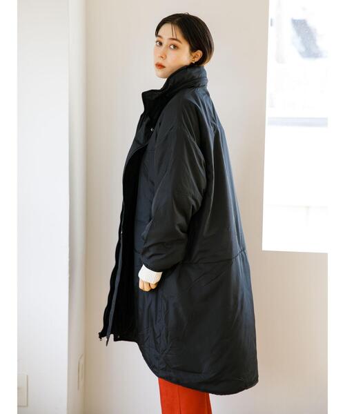 koe（コエ）の「中綿モンスターパーカー＊（ダウンジャケット/コート・レディース・カーキ/ブラック/オフホワイト・M/L）」の10枚目の写真