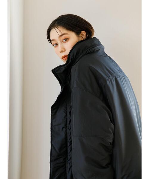 koe（コエ）の「中綿モンスターパーカー＊（ダウンジャケット/コート・レディース・カーキ/ブラック/オフホワイト・M/L）」の11枚目の写真