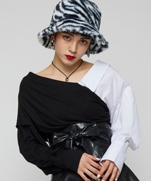 【Narcissus WEBSTORE 限定商品】シャツニットトップス