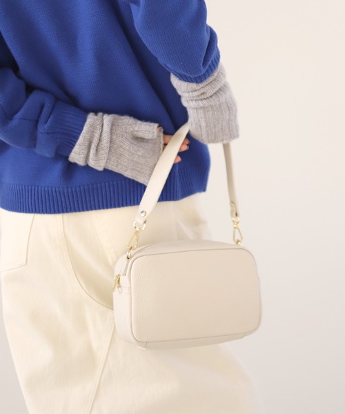 SLOBE IENA（スローブイエナ）の「【MARCO BIANCHINI/マルコ・ビアンキーニ 】2WAYショルダーバッグ◆（ショルダーバッグ・レディース・イエロー/ナチュラル/ブラック・FREE）」の12枚目の写真