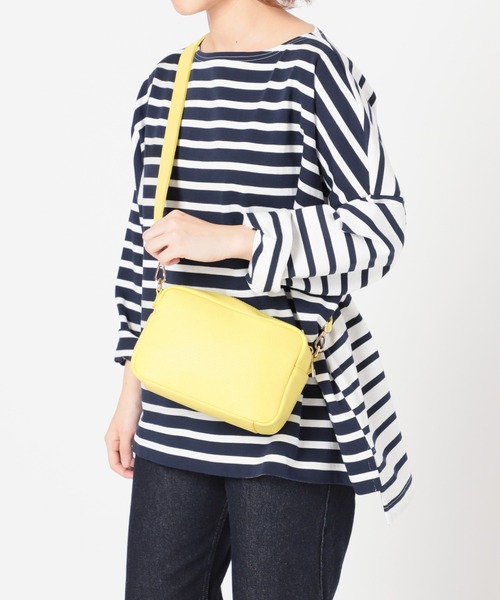 SLOBE IENA（スローブイエナ）の「【MARCO BIANCHINI/マルコ・ビアンキーニ 】2WAYショルダーバッグ◆（ショルダーバッグ・レディース・イエロー/ナチュラル/ブラック・FREE）」の22枚目の写真