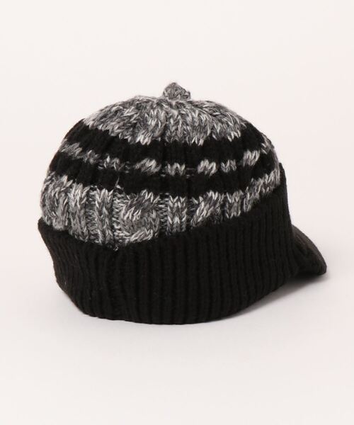 OFFICIAL TEAM(オフィシャルチーム)の「VISOR KNIT CAP(ニットキャップ/ビーニー・キッズ・ブラック/ネイビー/グリーン・M/L/S)」の4枚目の写真