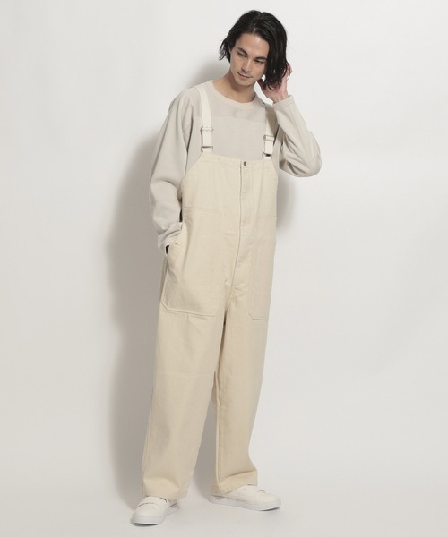 niko and...（ニコアンド）の「[niko and ...JEANS 2022SS]デニムユーロオーバーオール（サロペット/オーバーオール・メンズ・ブラック/アイボリー/ブルー/その他1・SMALL/MEDIUM/LARGE）」の11枚目の写真