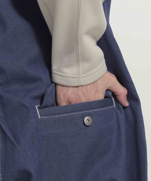 niko and...（ニコアンド）の「[niko and ...JEANS 2022SS]デニムユーロオーバーオール（サロペット/オーバーオール・メンズ・ブラック/アイボリー/ブルー/その他1・SMALL/MEDIUM/LARGE）」の22枚目の写真