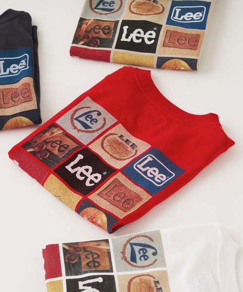Lee(リー)の「【KIDS】Lee別注バックプリントビッグTee(Tシャツ/カットソー・キッズ・ホワイト/チャコールグレー/レッド/グレー系その他・120/105/140/150)」の4枚目の写真