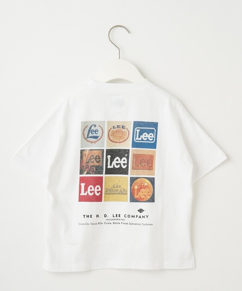Lee(リー)の「【KIDS】Lee別注バックプリントビッグTee(Tシャツ/カットソー・キッズ・ホワイト/チャコールグレー/レッド/グレー系その他・120/105/140/150)」の2枚目の写真