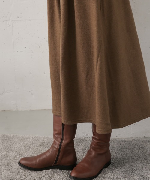 URBAN RESEARCH DOORS（アーバンリサーチドアーズ）の「ウール混カットソースカート（スカート・レディース・ベージュ/グレー/グリーン・ONE）」の5枚目の写真