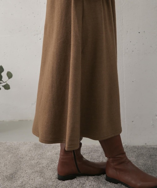 URBAN RESEARCH DOORS（アーバンリサーチドアーズ）の「ウール混カットソースカート（スカート・レディース・ベージュ/グレー/グリーン・ONE）」の6枚目の写真