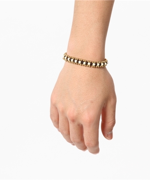 WEGO(ウィゴー)の「WEGO/メタルビーズブレスレット(ブレスレット・メンズ・ホワイト/サックスブルー/ターコイズブルー/ネイビー/レッド・FREE)」の6枚目の写真